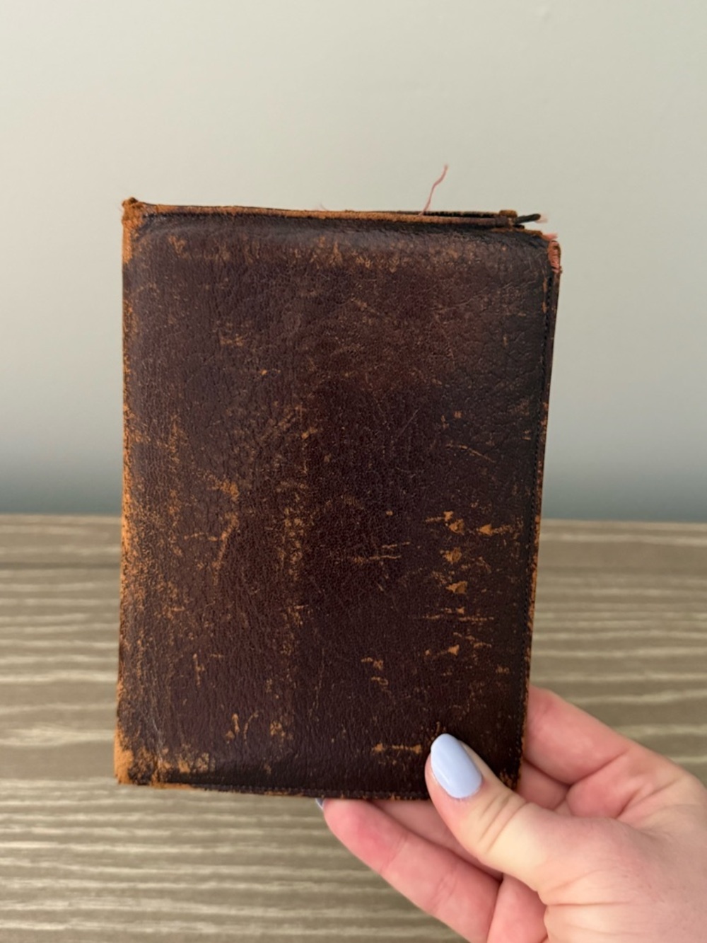 Vintage Brown Leather Wallet